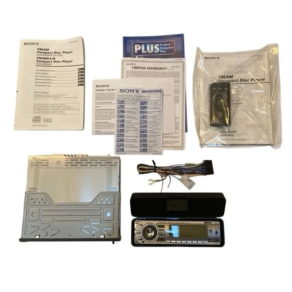 Sony CDX-M30 Marine Radio FM/AM Compact Disc Player AAC MP3 Open Box